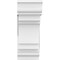 Ekena Millwork Standard Merced Architectural Grade PVC Bracket with Traditional Ends, 5"W x 12"D x 14"H BKTP05X12X14MRC01 - alternate 2